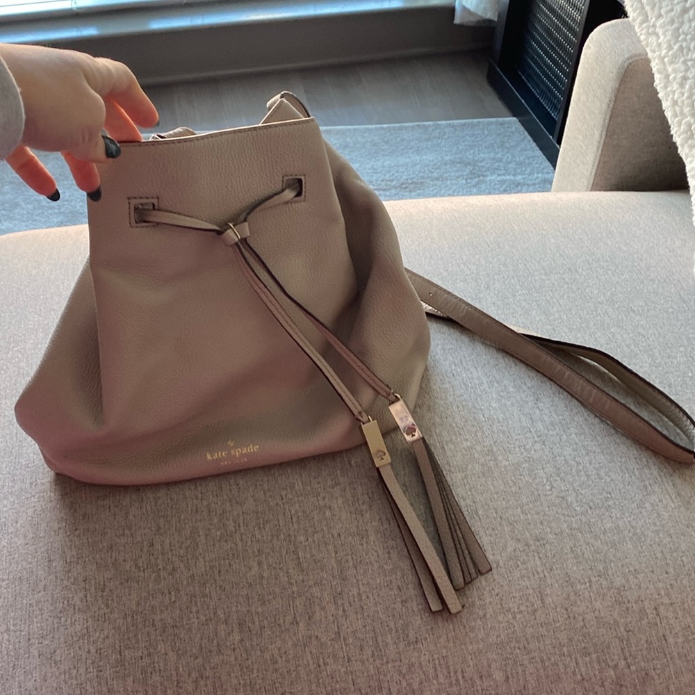 Beige Kate Spade Boho Purse